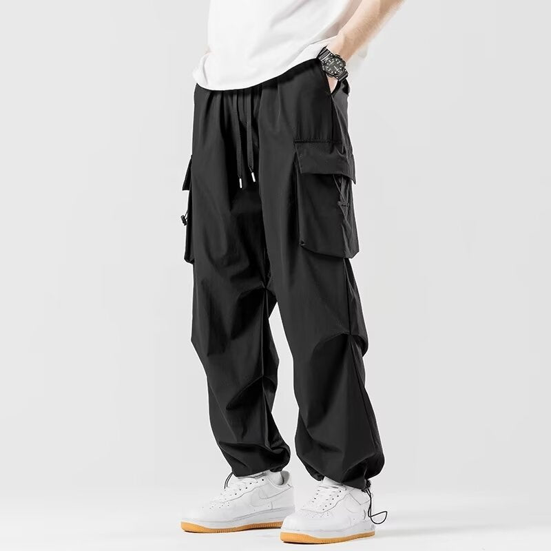 Nomad Wide-Leg Cargo Trousers
